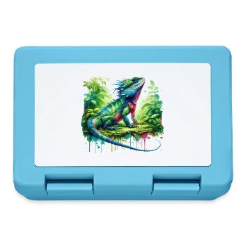 Chinesische Wasseragame Geschenk - Brotdose - Saphirblau - Vorne