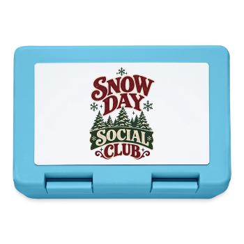 Snow Day Sozialclub - Brotdose - Saphirblau - Vorne