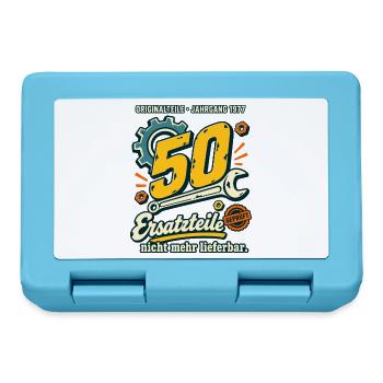 50 Jahrgang 1977 Ersatzteile - Brotdose - Saphirblau - Vorne