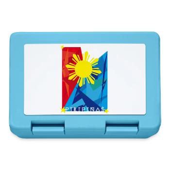 Philippinen Sonnenflagge Filipino Pride - Brotdose - Saphirblau - Vorne