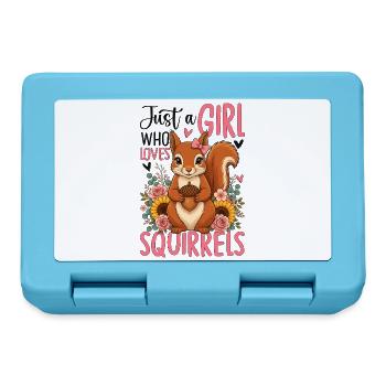 Just a Girl Who Loves Squirrels - Brotdose - Saphirblau - Vorne