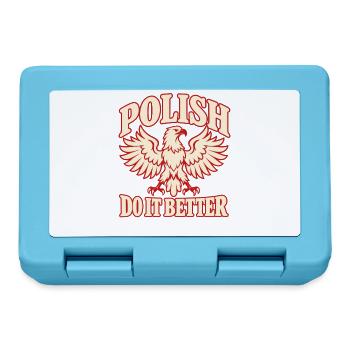 Polnischer Adler und Nationalstolz - Brotdose - Saphirblau - Vorne