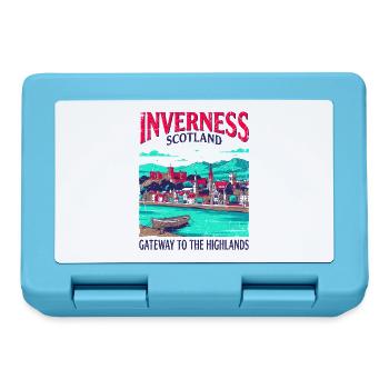 City Inverness Scotland Gateway To The Highlands - Brotdose - Saphirblau - Vorne
