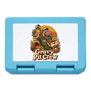 Thanksgiving Nilpferd Gravy Pit Crew - Brotdose - Saphirblau - Vorne