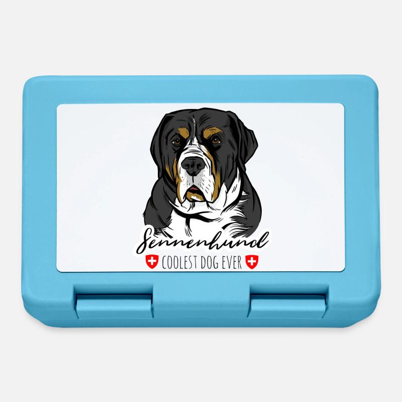 Berner Sennenhund Schweizer Sennenhund Entlebucher - Boîte à goûter - bleu saphir