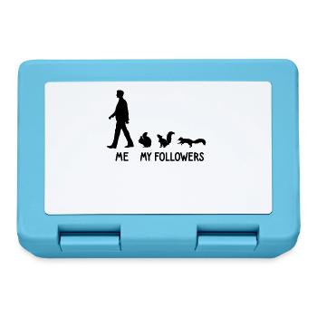 I My Followers Squirrel Lovers Rodents - Lunchbox - sapphire blue - Front