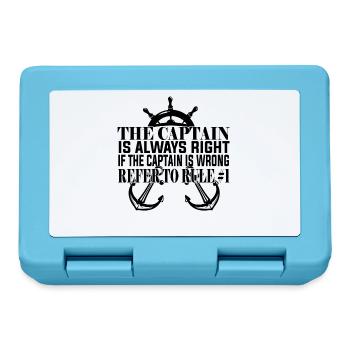 Sailing Ships Boat Captain - Lunchbox - sapphire blue - Front