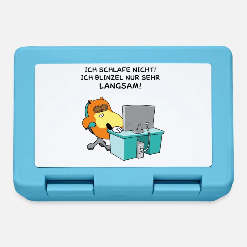 Powernapping - Kaffeetasse - Brotdose - Saphirblau