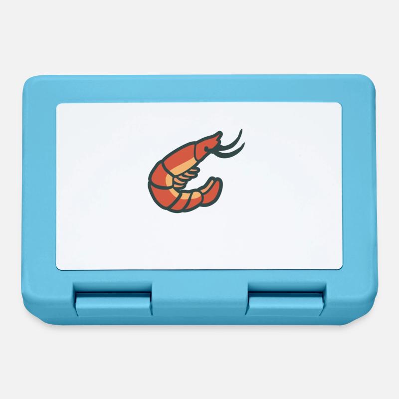 Shrimp prawn - Lunchbox - sapphire blue