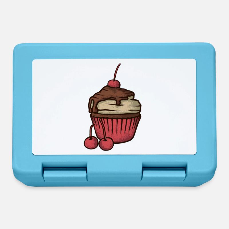 Cupcake - Lunchbox - sapphire blue