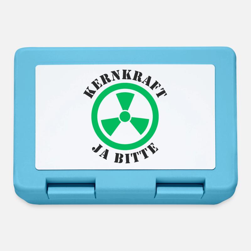 Atomkraft, Ja bitte - Brotdose - Saphirblau
