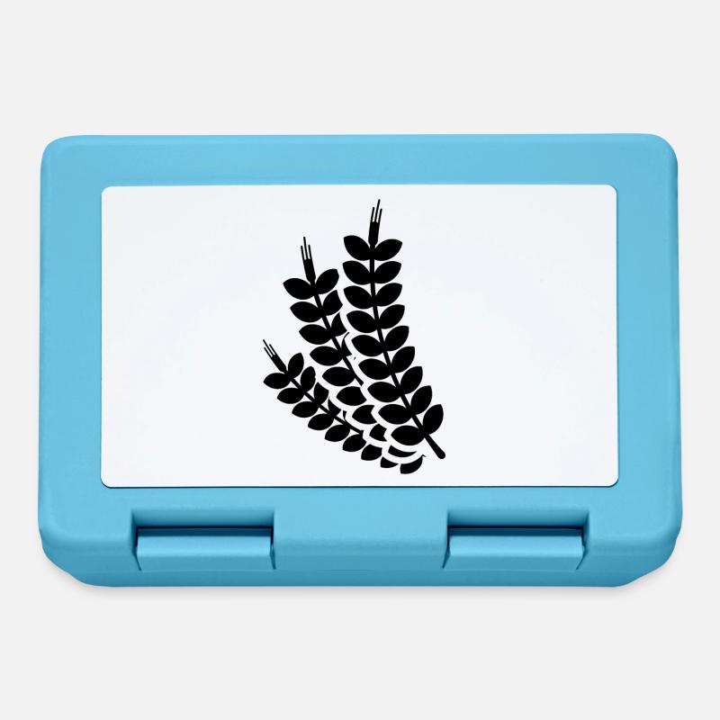 Épi de blé - Boîte à goûter - bleu saphir