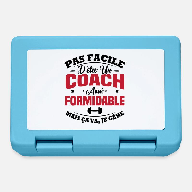 Coach aussi formidable - Boîte à goûter - bleu saphir