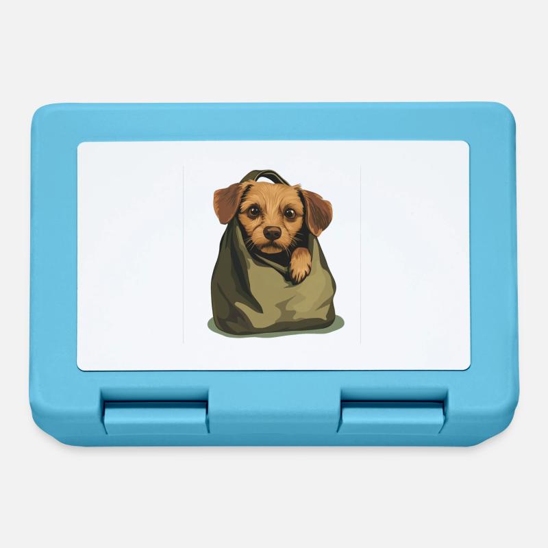 La magie du chiot dans votre poche - Boîte à goûter - bleu saphir