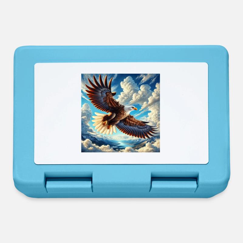 Majestic Eagle - Lunchbox - sapphire blue