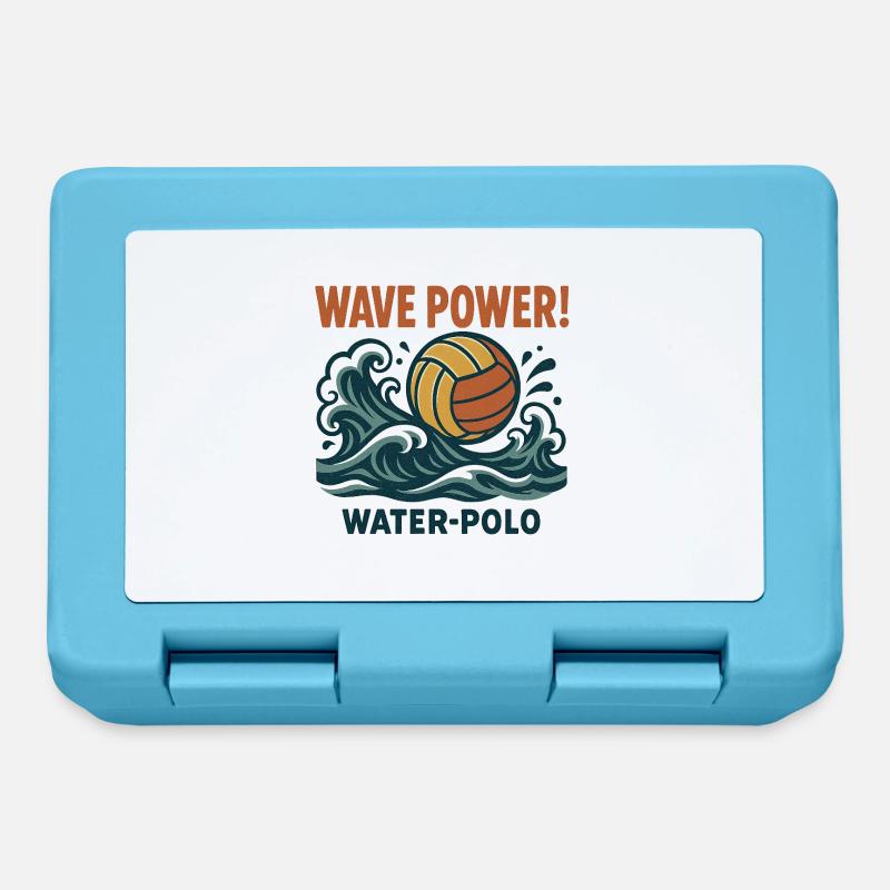 Vague Puissance Water Polo - Boîte à goûter - bleu saphir