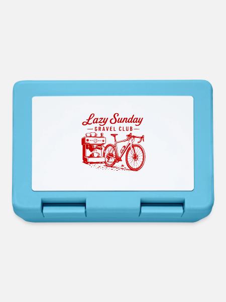 Lazy Sunday Gravel Club Emblem - Brotdose - Saphirblau