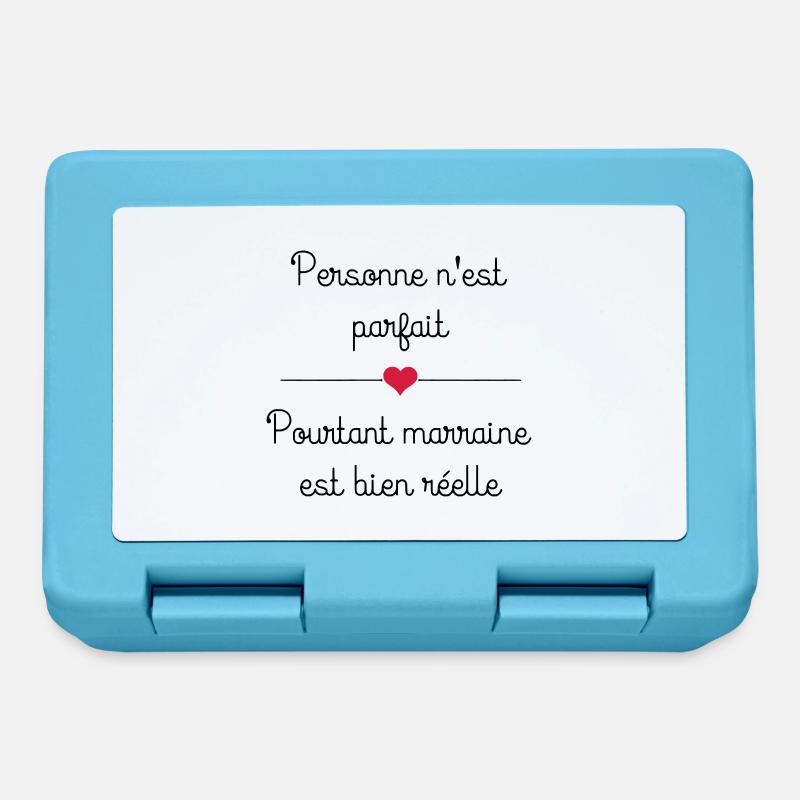 marraine - Boîte à goûter - bleu saphir
