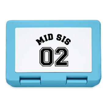 Milieu SIS 02 - moyen-soeur - soeur de milieu - Boîte à goûter - bleu saphir - Devant