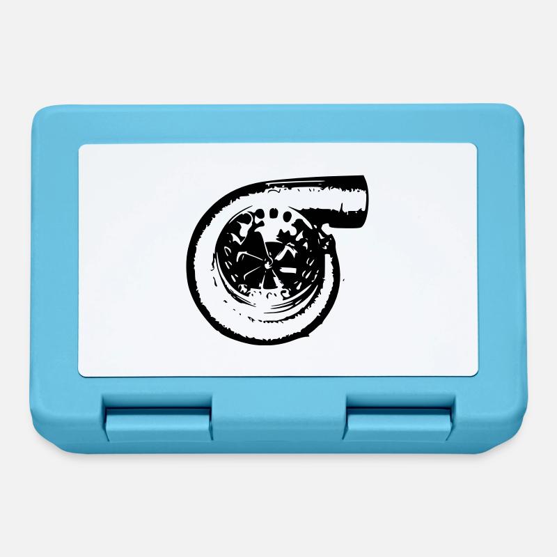 Turbo - Boîte à goûter - bleu saphir