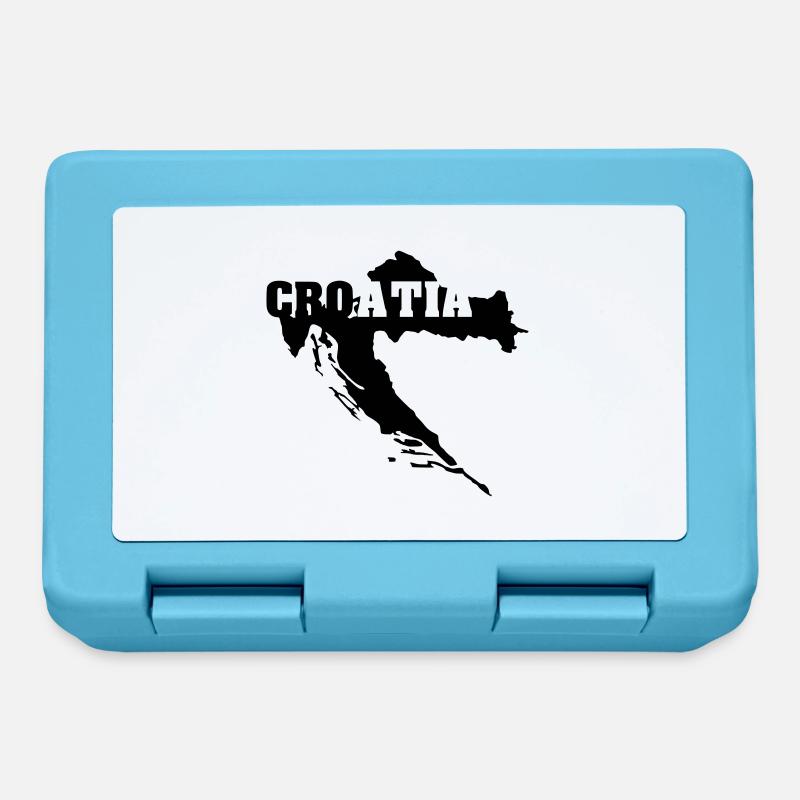 Croatie (ID: 002004) - Boîte à goûter - bleu saphir