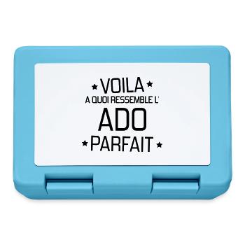 adolescent / enfant / ado / adolescente - Boîte à goûter - bleu saphir - Devant