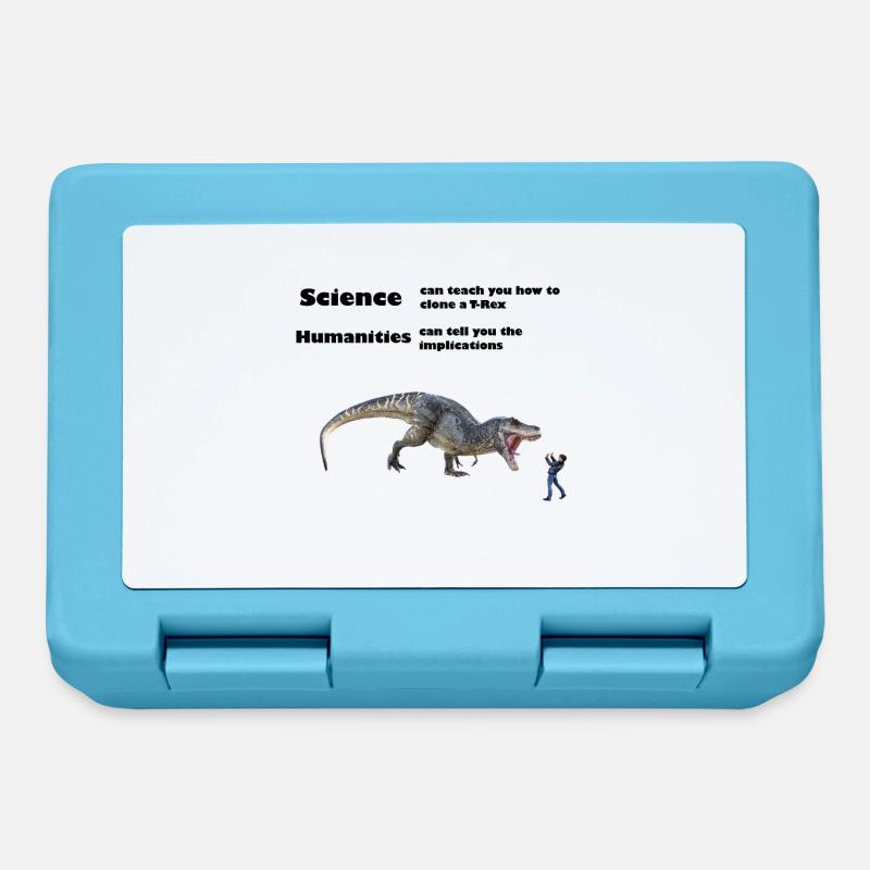 T-Rex - Sciences et sciences humaines - Boîte à goûter - bleu saphir