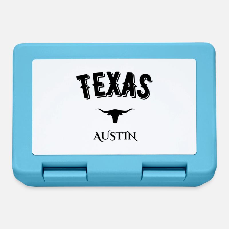 texas austin - Lunchbox - sapphire blue
