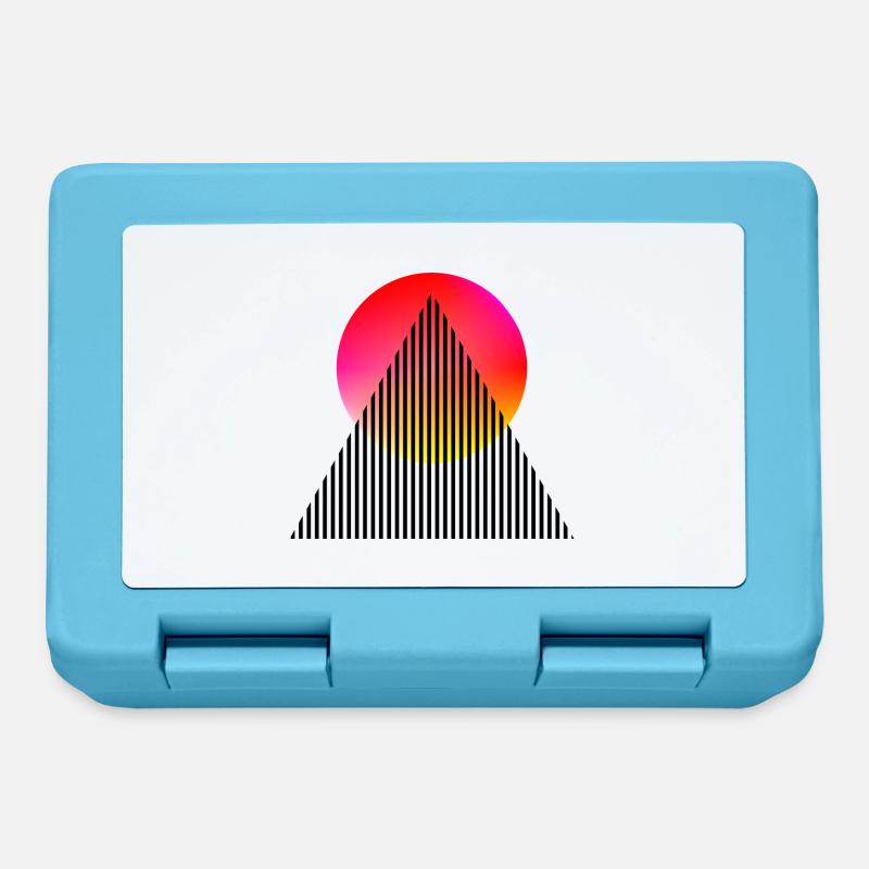 Triangle - Lunchbox - sapphire blue