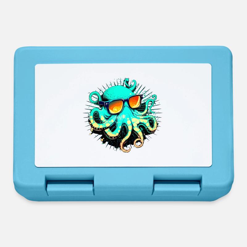 Cooloctopus - Boîte à goûter - bleu saphir