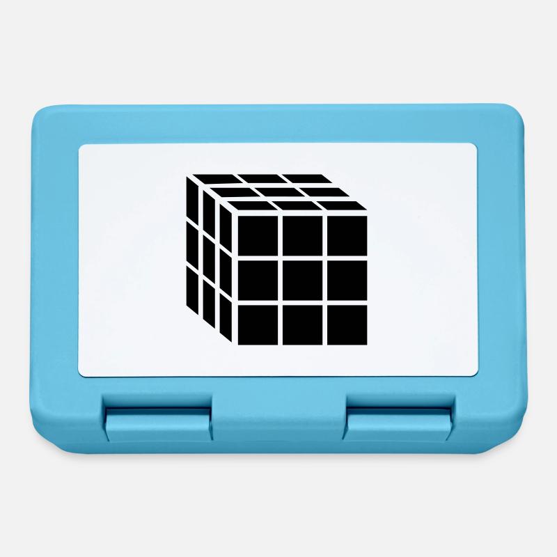 3x3 Block Cube - Lunchbox - sapphire blue