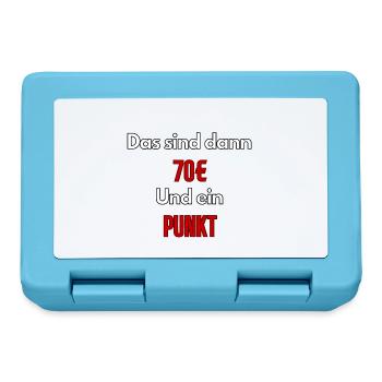 Meme That's 70€ and one point - ApriNoeScor - Lunchbox - sapphire blue - Front