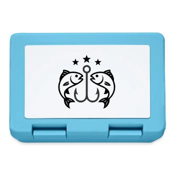Fish hook fish - Lunchbox - sapphire blue - Front