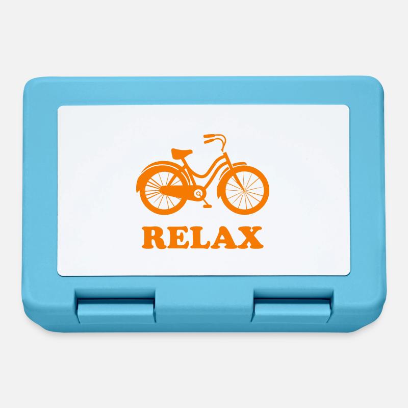Relax - Conception de vélos - Boîte à goûter - bleu saphir