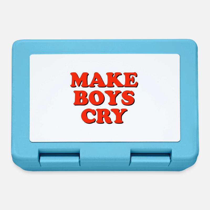 Make Boys Cry - Lunchbox - sapphire blue