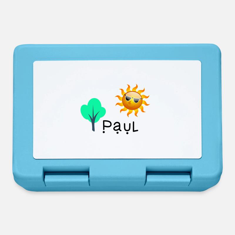 Paul - Boîte à goûter - bleu saphir