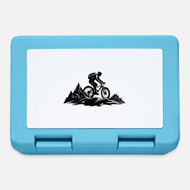 Conception de vélos de montagne - Boîte à goûter - bleu saphir