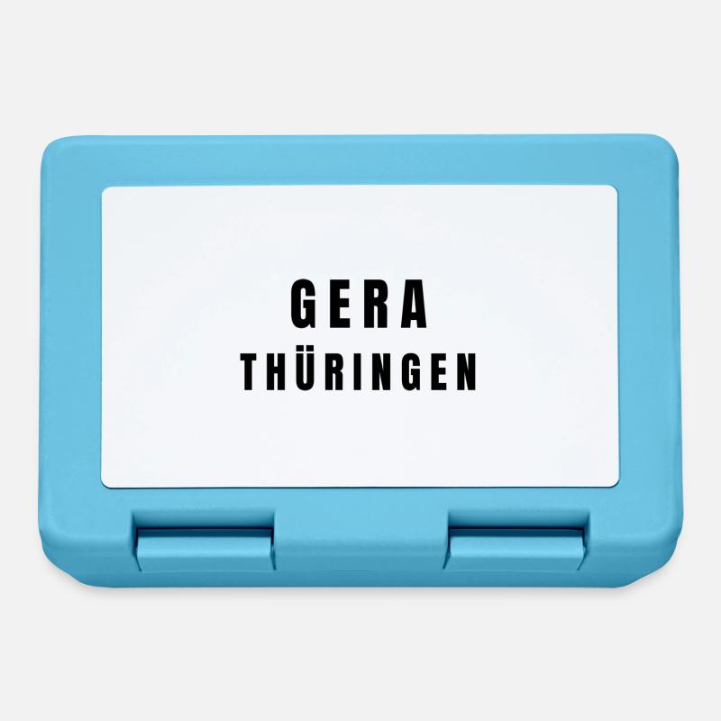 Gera Thüringen - Brotdose - Saphirblau