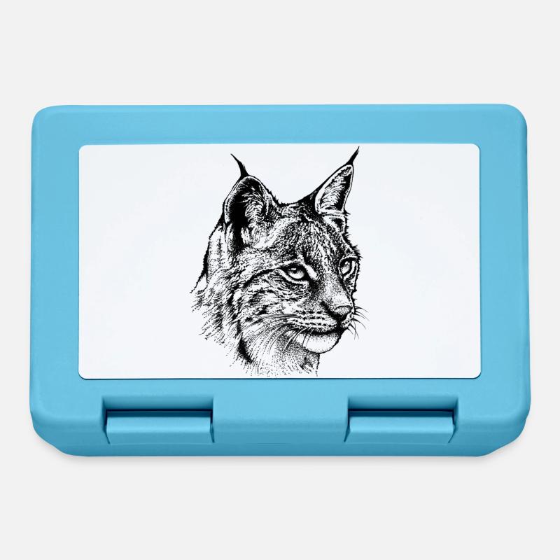Luchs - Brotdose - Saphirblau