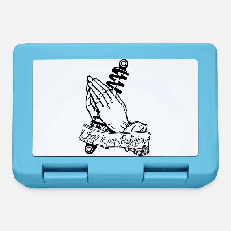 Praying Hands coilovers - Brotdose - Saphirblau