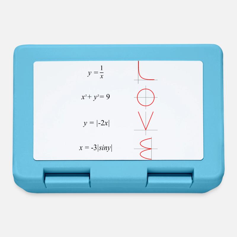 Tout ce que vous avez besoin est amour maths - Boîte à goûter - bleu saphir