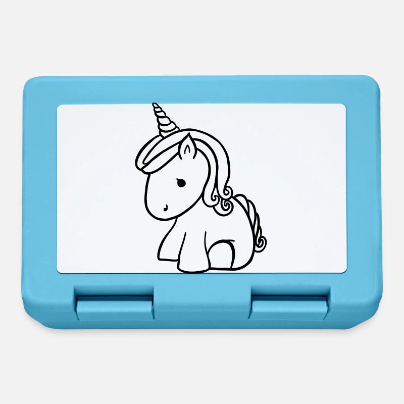 unicorn - Lunchbox - sapphire blue