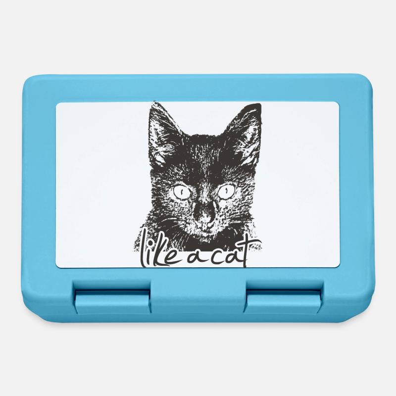 Cat - Brotdose - Saphirblau
