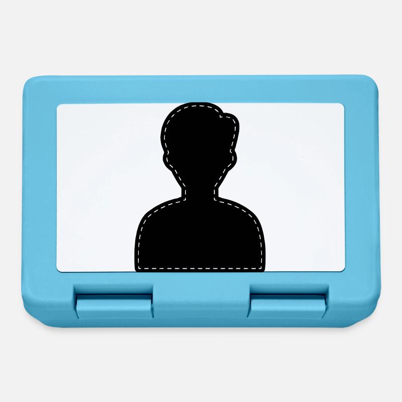 Icône compte Avatar - Boîte à goûter - bleu saphir