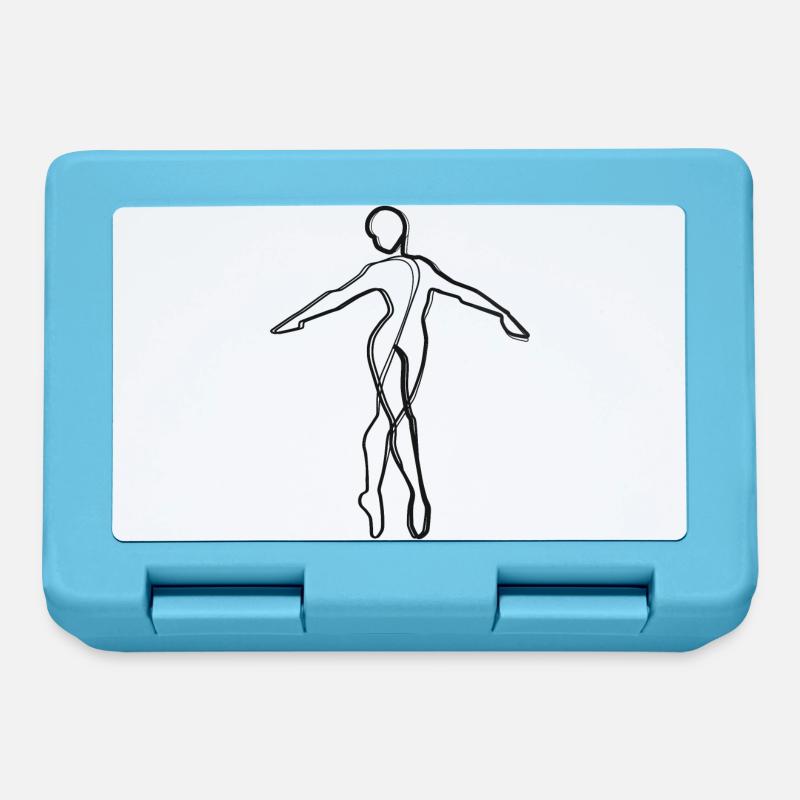 JOSZ DESIGN Danse 4 - Boîte à goûter - bleu saphir