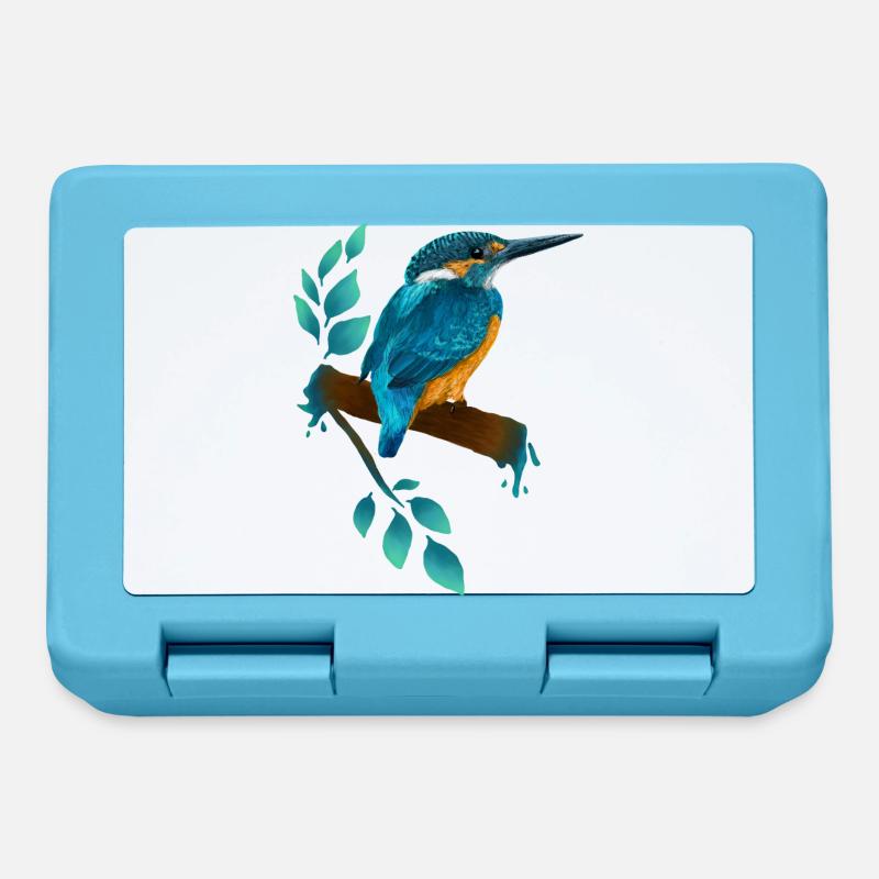 Eisvogel - Brotdose - Saphirblau