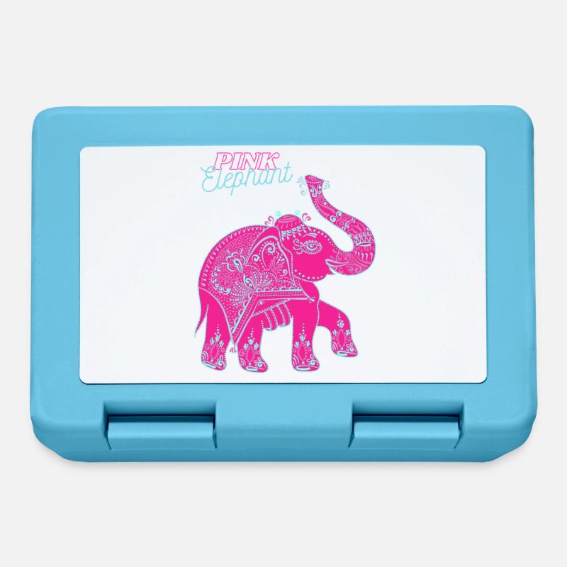 Pink_Elephant - Brotdose - Saphirblau