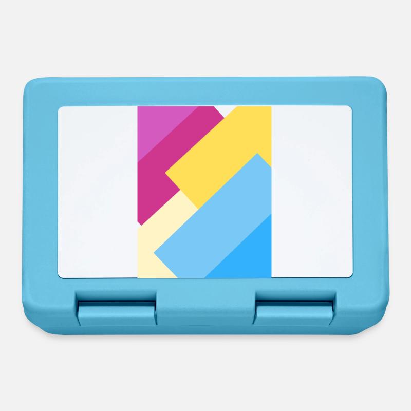 Pan Geometrics - Lunchbox - sapphire blue