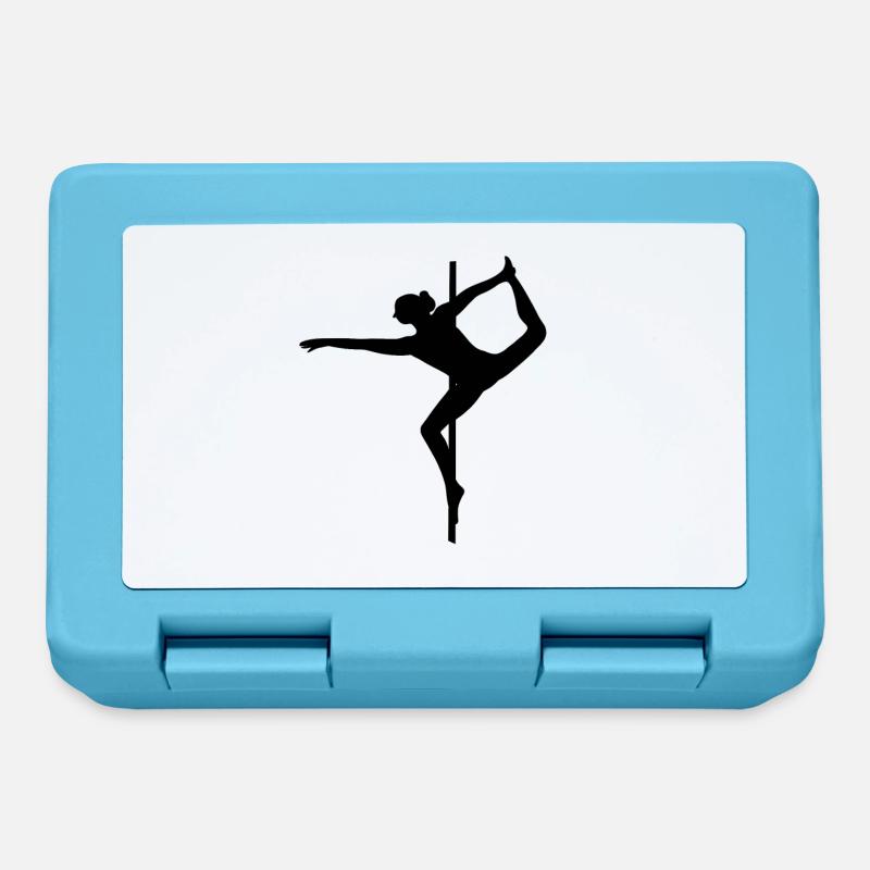 Pole Dance Pose - Boîte à goûter - bleu saphir