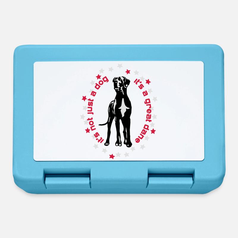it's a great dane Great Dane foregoing - Lunchbox - sapphire blue